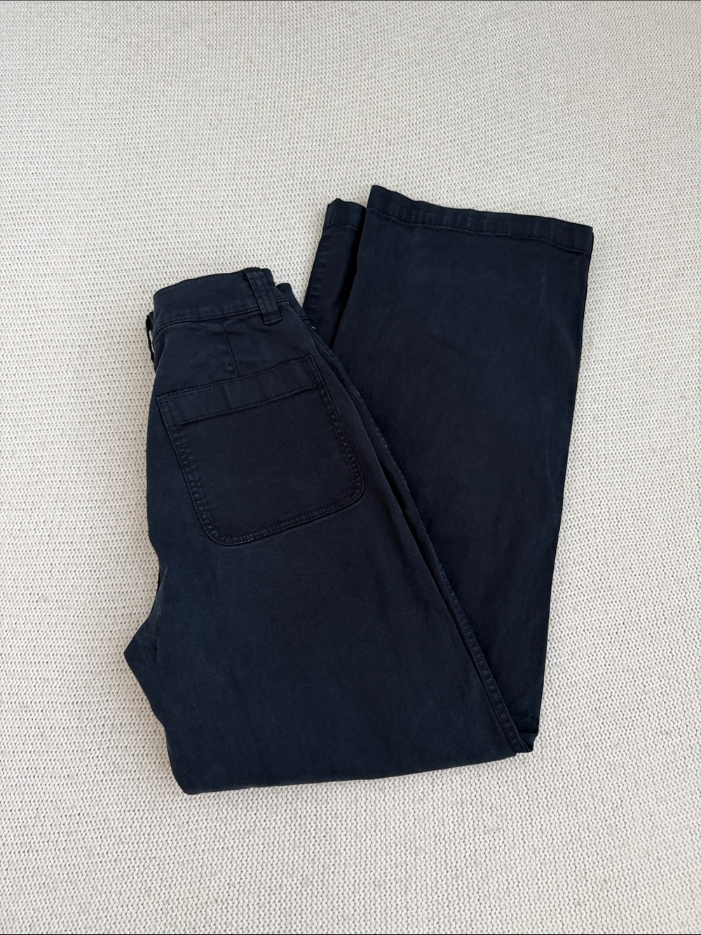 Madewell Emmett Wide Leg Pants Navy Size 24